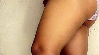 New classmate enjoying squirting during her period