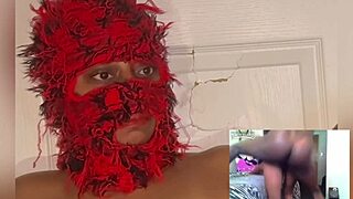 reaction video ebony squirt while watching xvideos eye rolling orgasms