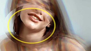 Hot busty teen gives sloppy blowjob with facial