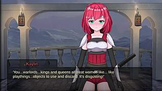 gameplay shows slave lord bondage fantasy with pretty souvenir