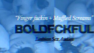 Black lesbians finger each other passionately