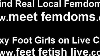 you will be my personal foot fetish slave