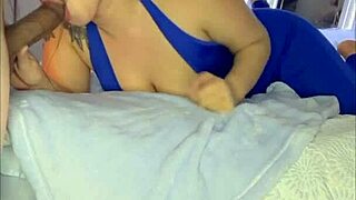 asian cosplay chun li shows off curvy body and sucks dick in costume