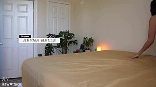 Reyna belle feels satisfied with her beautiful face after a busy day.