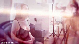 Rae fucks herself with a dildo until she cums