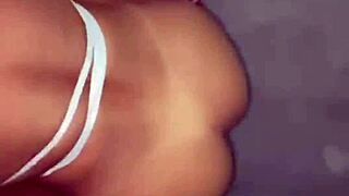 the naughty wife waited for her husband to leave so she could give her friend a hard blowjob