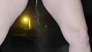 peeing outside feels refreshing at night