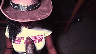 fucking ebony cowgirl on big cock