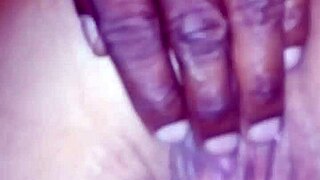 My ebony wifes wet pussy drips for me