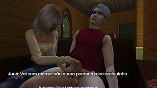 episodio 2 novinha perdendo a virgindade com idoso e aluna safada dando para o diretor novela visual pt-br estilo rpg com narracao the sims