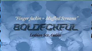 Black lesbians finger each other passionately