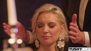 Tushy spoiled babe kenzie taylor enjoys a night of romance and anal