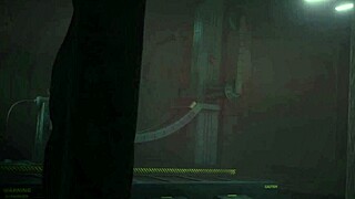 lara croft in the orgasm machine baron strap