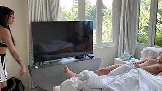 young college girl tries anal and gets creampie