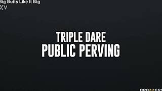 triple dare public perving kendra sunderland at restaurant