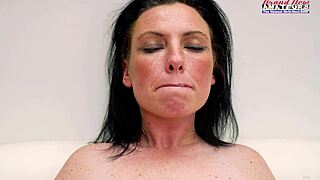 inked brunette amateur throat worship