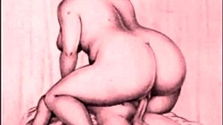 Vintage erotic drawings shown in detail