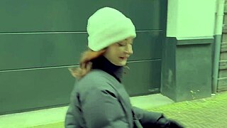 beautiful brunette italian milf goes on adventure to the sex shop in amsterdam to buy sexy lingerie