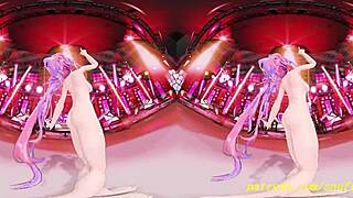 VR180 MMD VIVI NUDE DANCE 3D HOLOLIVE HENTAI