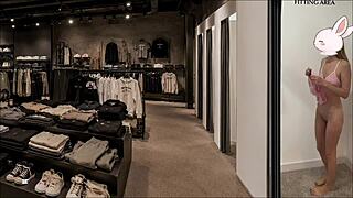2 in 1 public 18 teen 18+ fuck in clothing store and on fashion casting