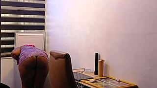Domestic Duties With Ebony Fat Ass Babe Bending Over