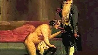 Vintage erotic art displayed nicely