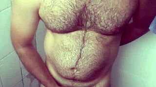 hide jerking off in the shower and cumming over my leg