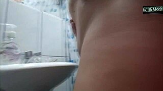 nena shows shaved pussy at casting for job