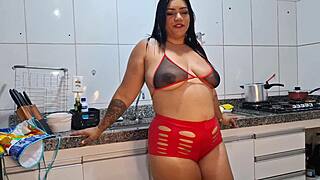 nicoly mattos teases and joins a threesome