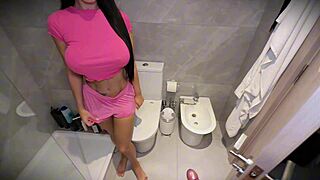I surprised my stepsis in the bathroom lana myers