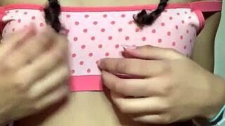A young woman shows confidence in her appearance