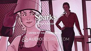 Asmr audio porn masc lesbian welder catches you rubbing your pussy at work