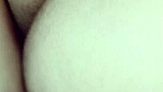 the arab wife bends over for deep anal in her big ass