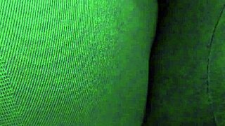 dirty stranger rubs dick on girls ass in train