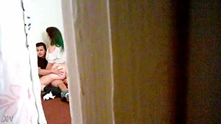 Mexican rocker chick riding my cock. Hidden cam anal.