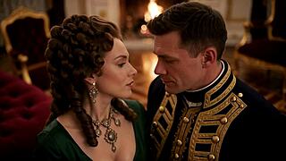 The russian empress is seduced by a stern german officer