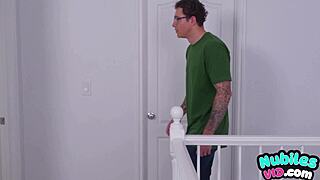 Clan girl eva nyx teaches his stepbro how to dress a girl and then how to undress a girl