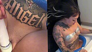Tatted College Babe Millie Millz & Teddy Tarantino Female Glory Hole