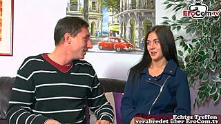 Deutsche dunne schlampe auf der strasse zum fremdgehen uberredet