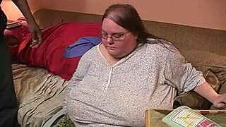 Interracial group sex, fucking and blowjob for a big but beautiful blondРµ